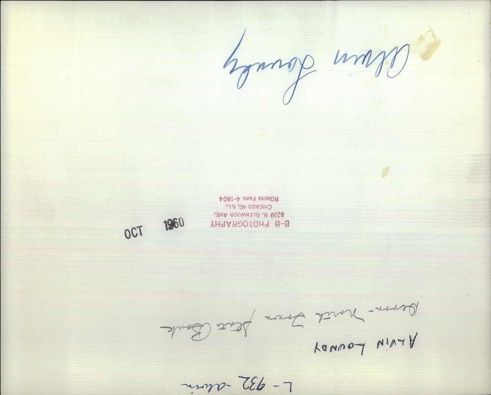 1960 Press Photo Alvin Londy Chicago City Illinois Banking Executive - RSC10139