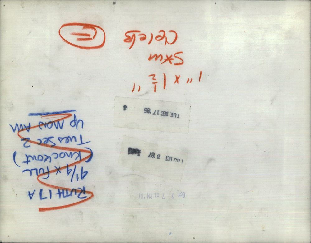 1987 Press Photo Richard Jaeckel Ron McLarty Boston Spencer Hire Sergeant Frank