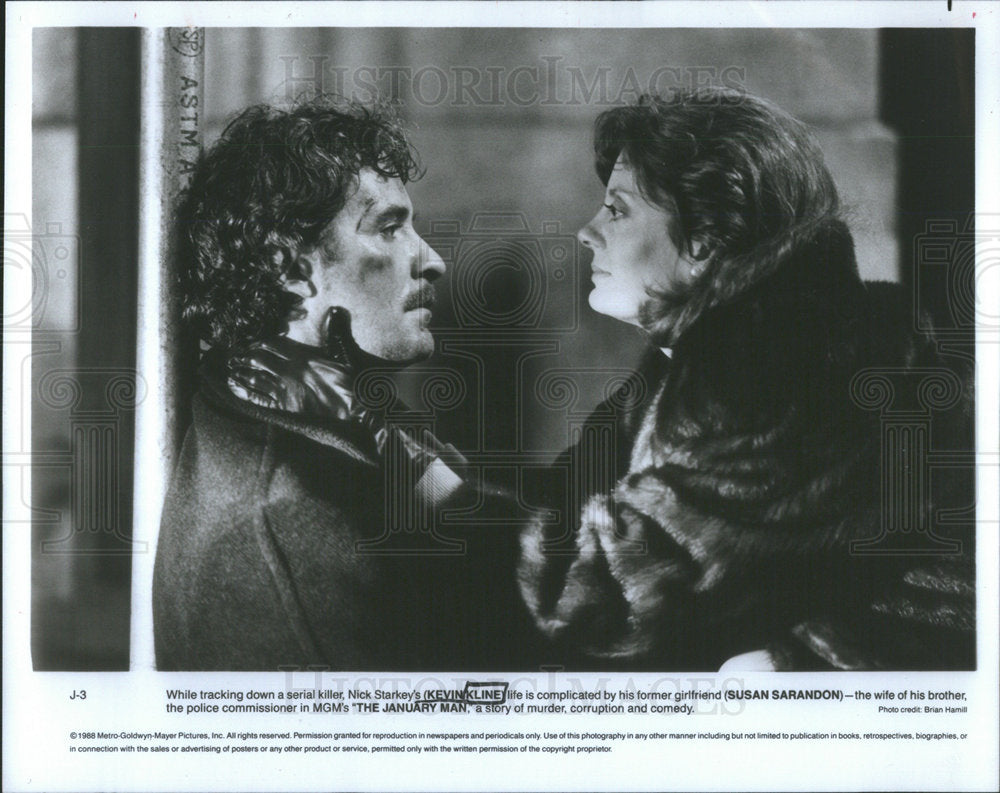 1989 Press Photo KEVIN KLINE AMERICAN ACTOR COMEDIAN - RSC10829