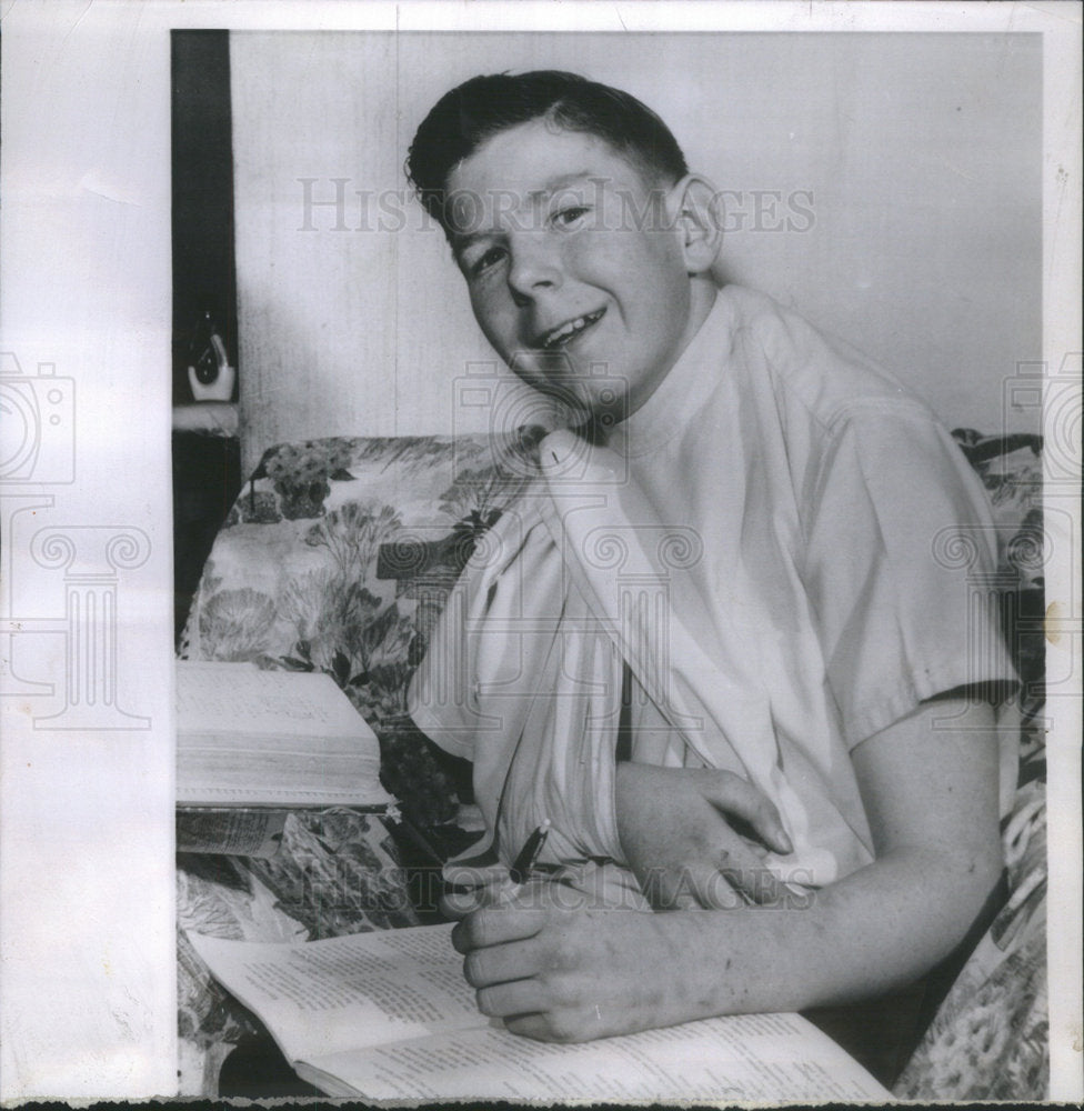 1963 Press Photo Everett Knowles Jr. American Train Accident Victim - RSC12943