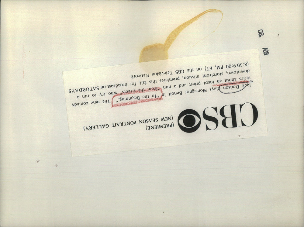 1980 Press Photo Jack Dodson American Film & Television Actor - RSC15941