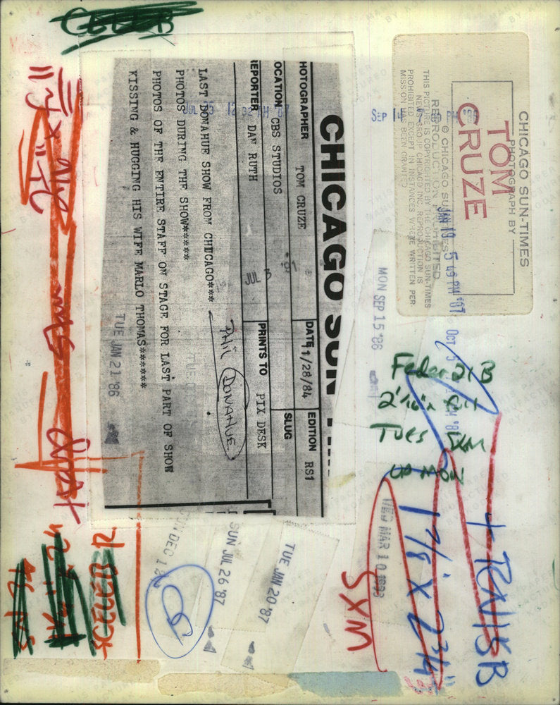 1984 Press Photo Phillip Donahue American Media Personality Writer Host Producer