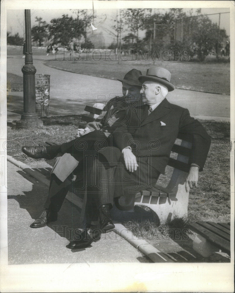 1938 Press Photo Bernard Mannes Baruch Businesssman - RSC31037