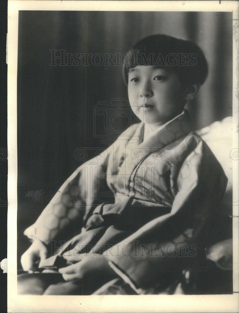 1934 Press Photo Princess Teru, daughter of the Emperor & Empress of Japan- Historic Images
