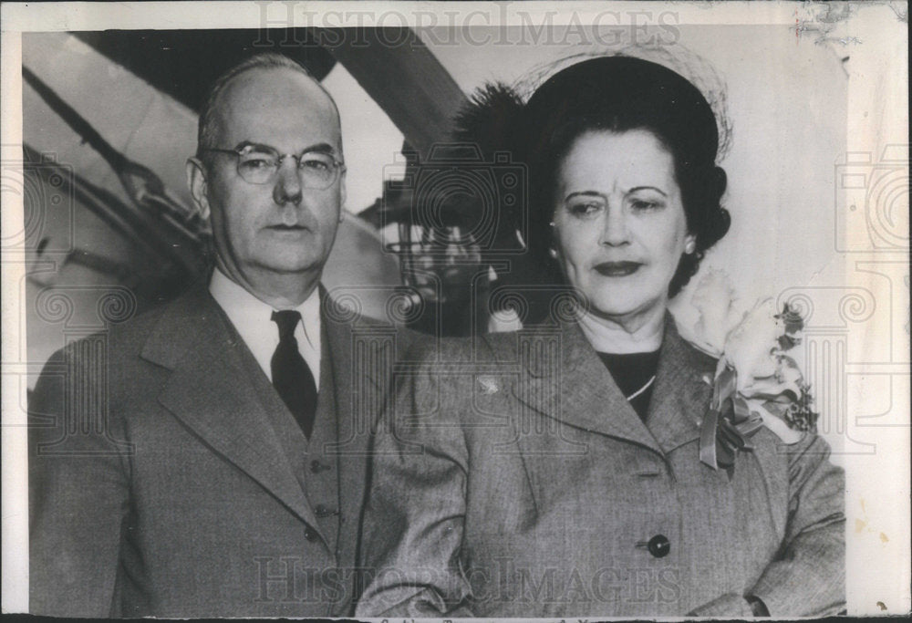 1947 Press Photo John Snyder queen Elizabeth Britain Ernest Fort Knox Europe - Historic Images