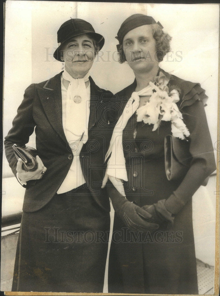 1933 Press Photo Ruth Bryan Owen United states Minister Denmark Henry Doherty- Historic Images