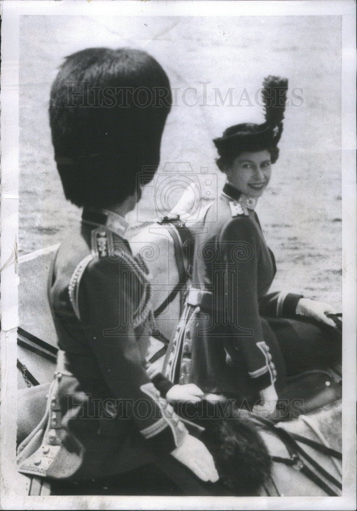 1954 Press Photo Britain Queen Elizabeth II husband Duke Edinburgh- Historic Images