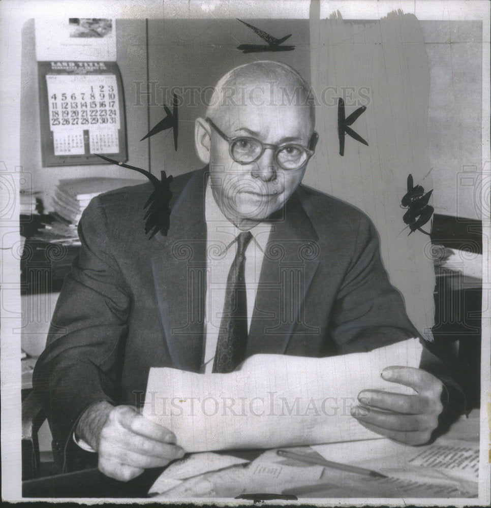 1954 Press Photo Prosecutor John J. Mahon.- Historic Images