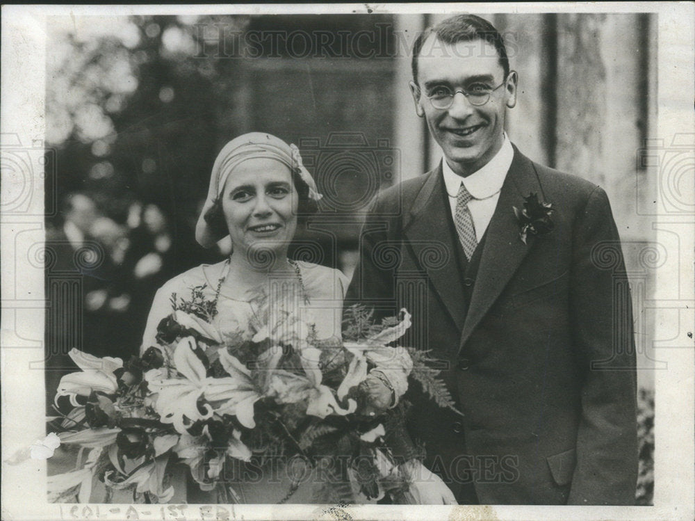 1930 Press Photo Rebecca West and husband Anderw. - RSC87203- Historic Images