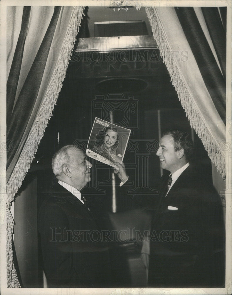 1949 Press Photo Parade Magazine Publication Vice Presidents Moses Tenney