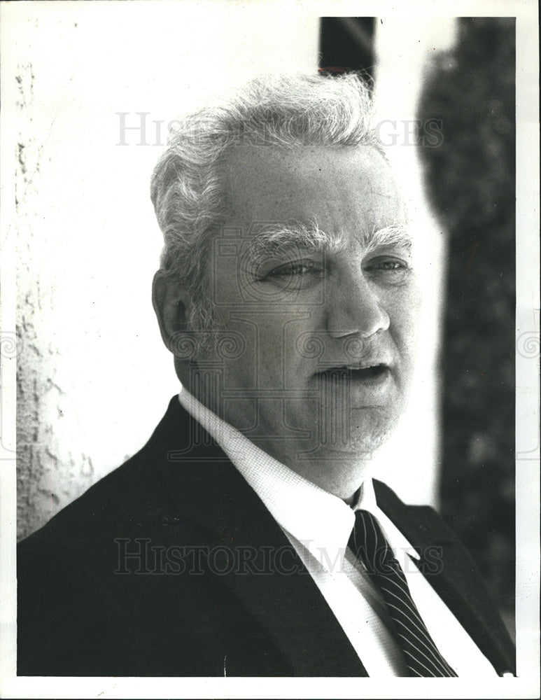 1989 Press Photo Veteran Actor Kenneth McMillan Died At 56 In Santa Monica, CA- Historic Images