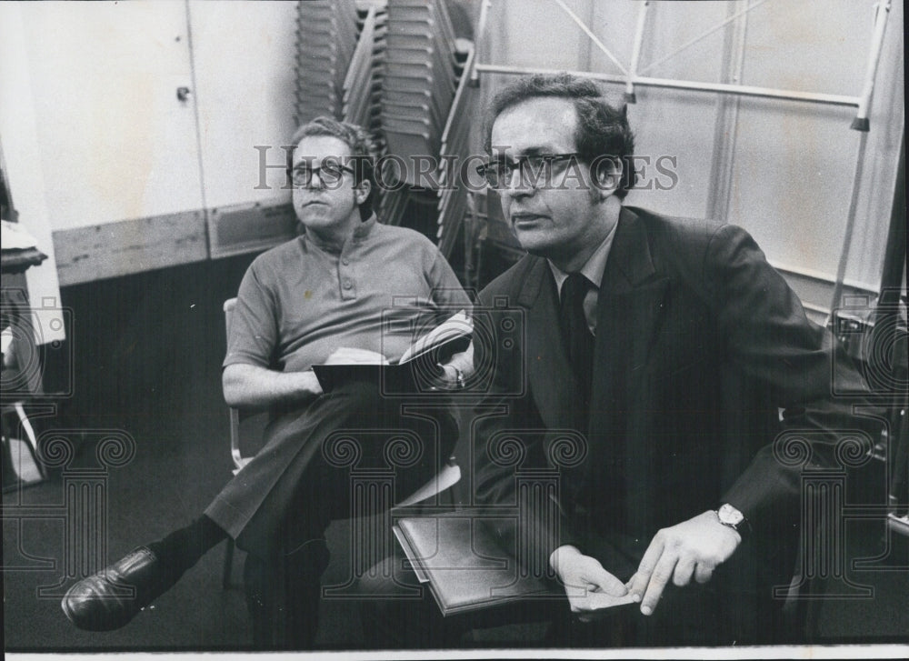 1971 Press Photo of Ray Wilke and Bob Yde of American Rock Opera Company- Historic Images