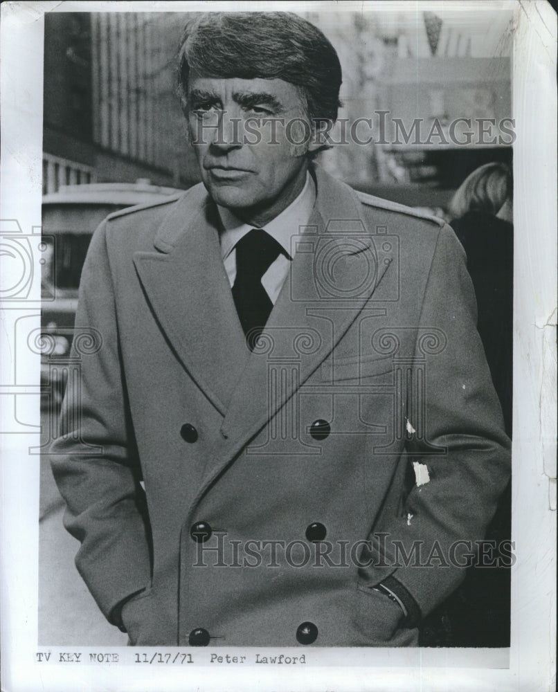 1971 Press Photo Peter Lawford English-American actor- Historic Images