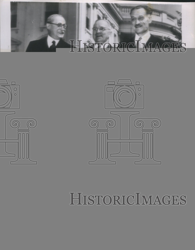 1956 Press Photo Leon Blue, Former French Premier and Envoy Extraordinary- Historic Images