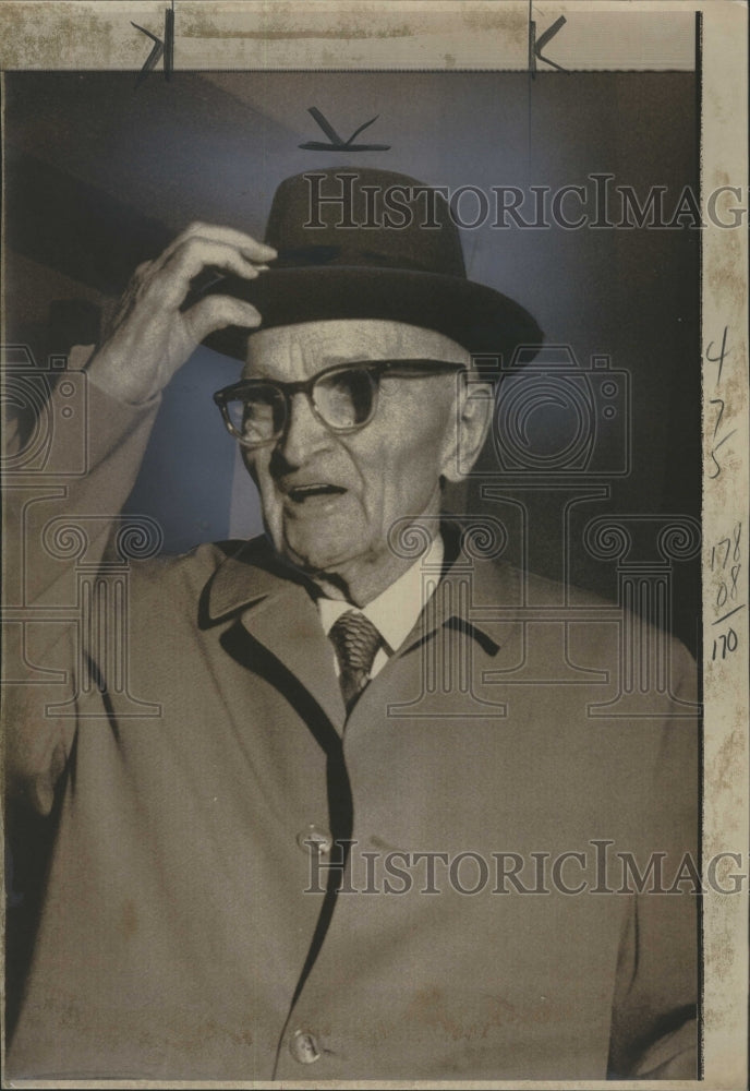 1970 Press Photo  Former President Truman at 86 Years Old- Historic Images