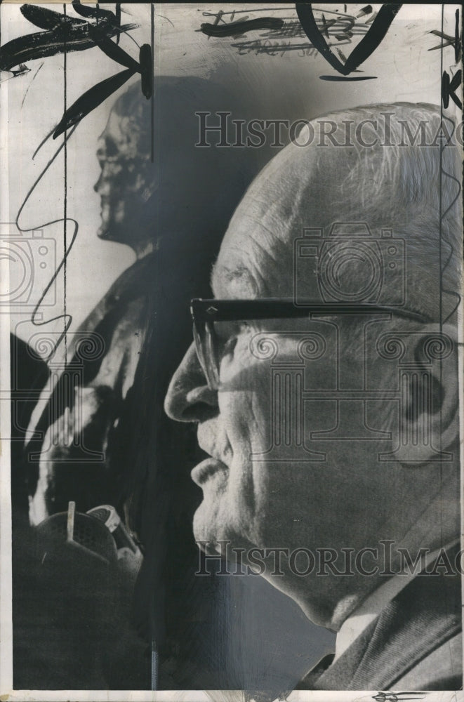 1965 Press Photo  Former President Truman- Historic Images