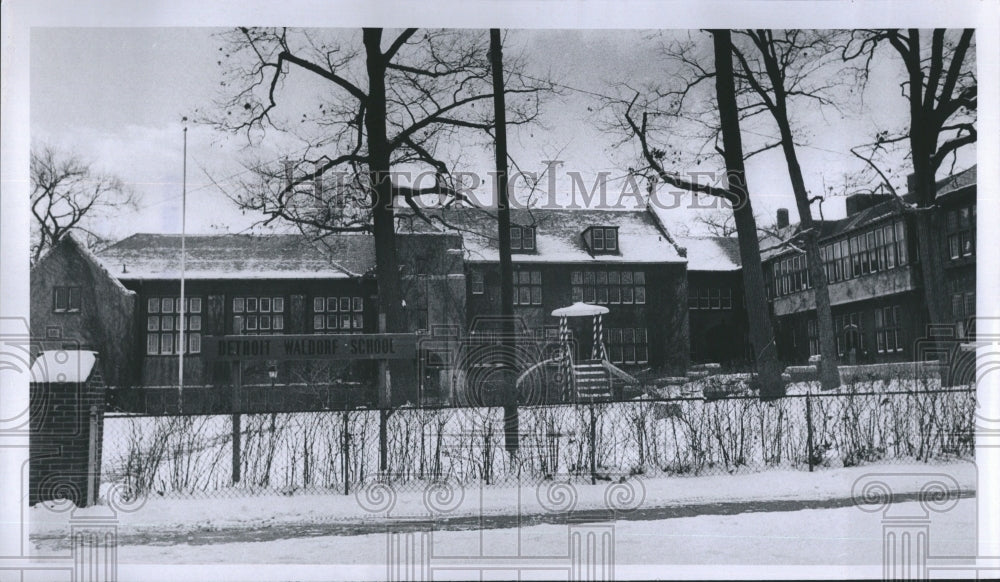 1970 Press Photo Waldorf School/Detroit Michigan- Historic Images