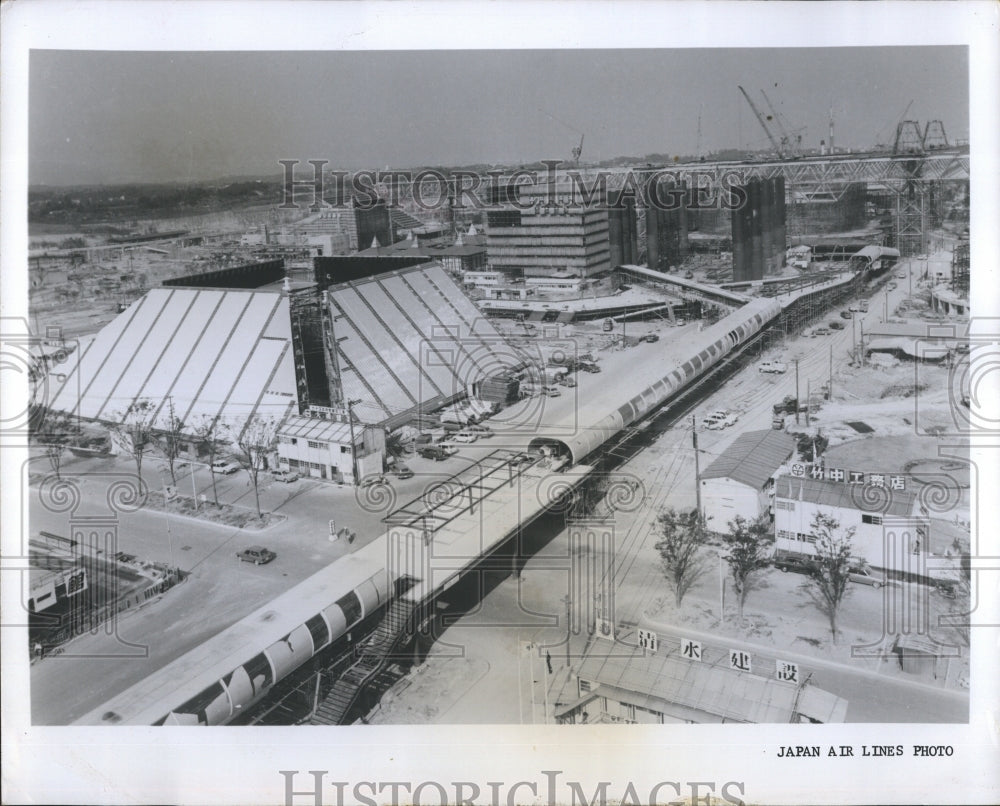 1969 Press Photo Japan Prepares for World&#39;s Fair in  Osaka- Historic Images