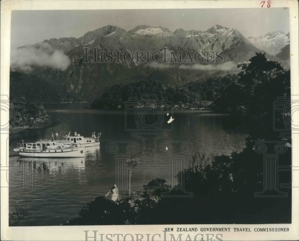 1962 Press Photo Fiordland New Zealand- Historic Images