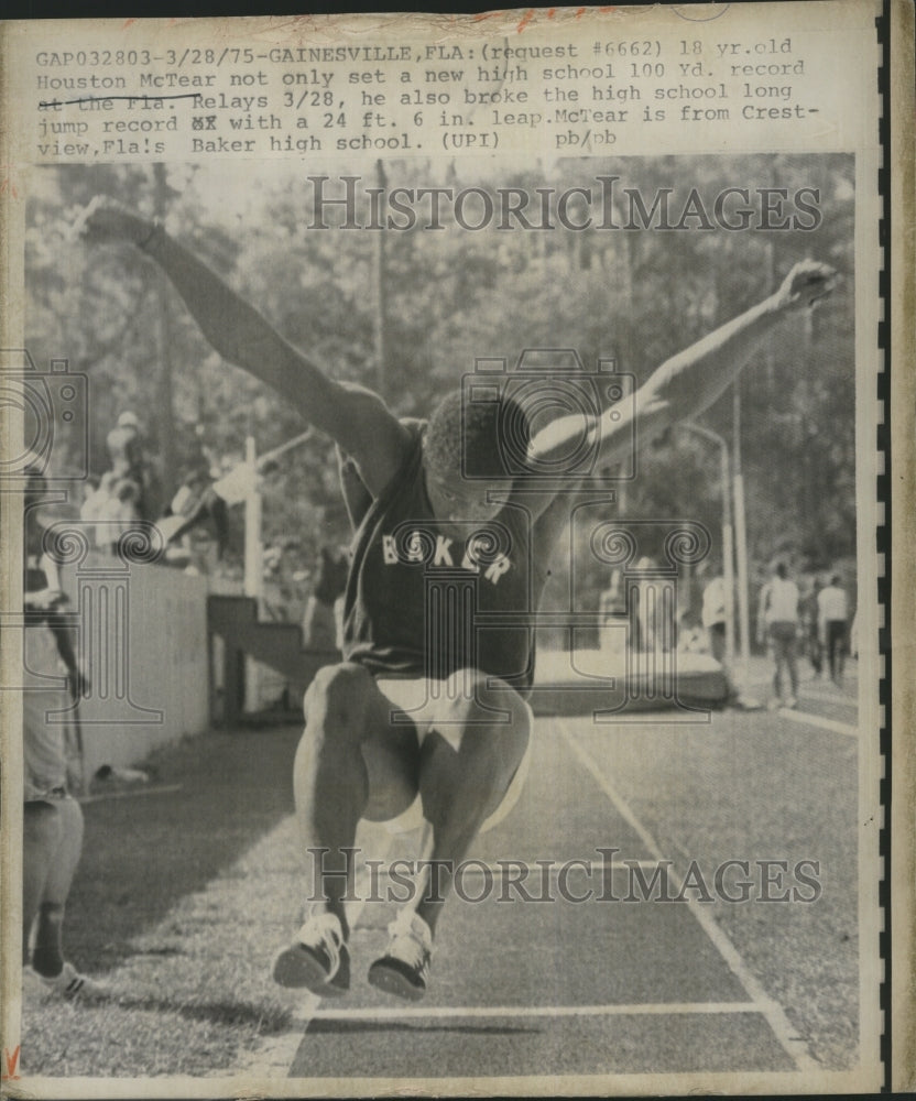 1975 Press Photo Houston McTear international track star in the mid-1970s.- Historic Images