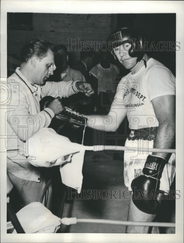 1957 Press Photo Pete Rademaker- Historic Images