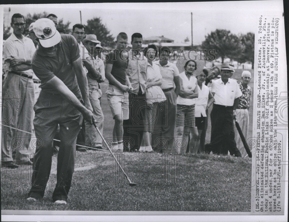 1959 Press Photo Leonard Pietras - Historic Images