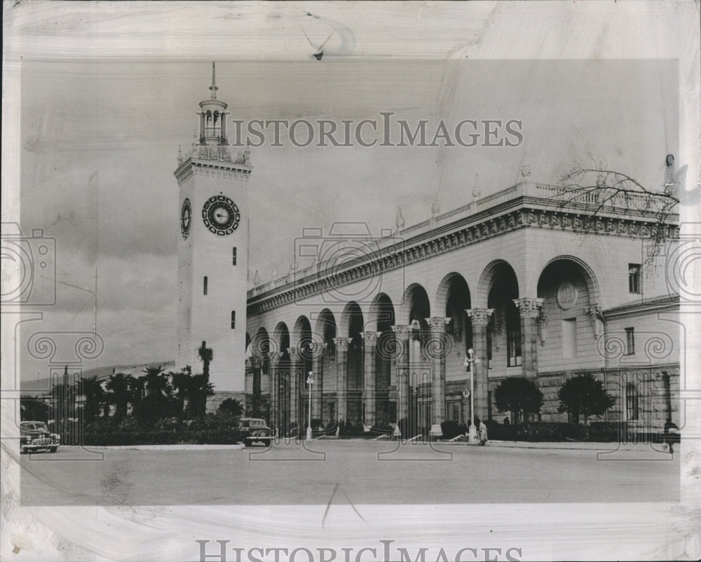 1960 Press Photo Sochi Railroad Station- Historic Images