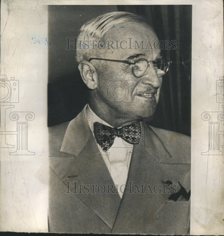 1950 Press Photo President Truman- Historic Images