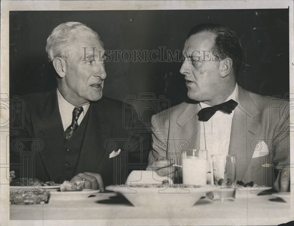 1952 Press Photo Les and Lynn patrick- Historic Images