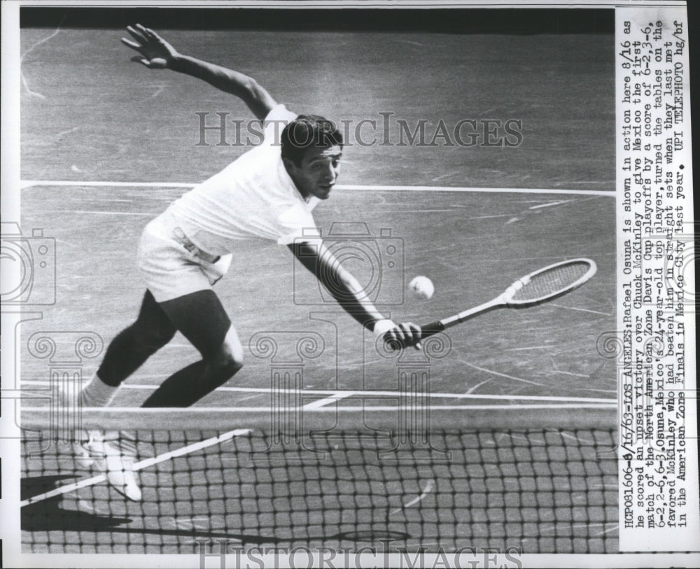 1963 Press Photo Osuna Upset Victory of McKinley- Historic Images