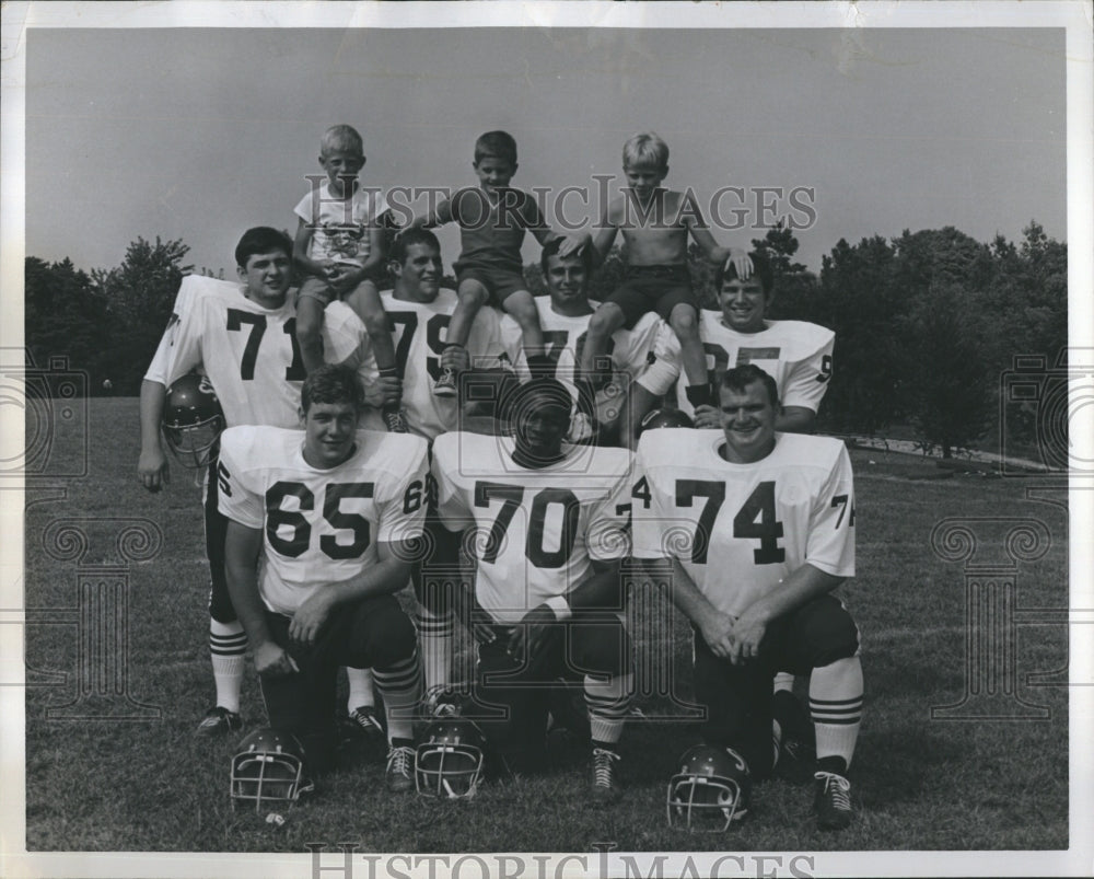 1969 Press Photo SIU Football- Historic Images