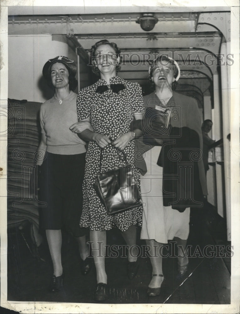 1938 Press Photo Members of the US Wightman Cup Team - Historic Images