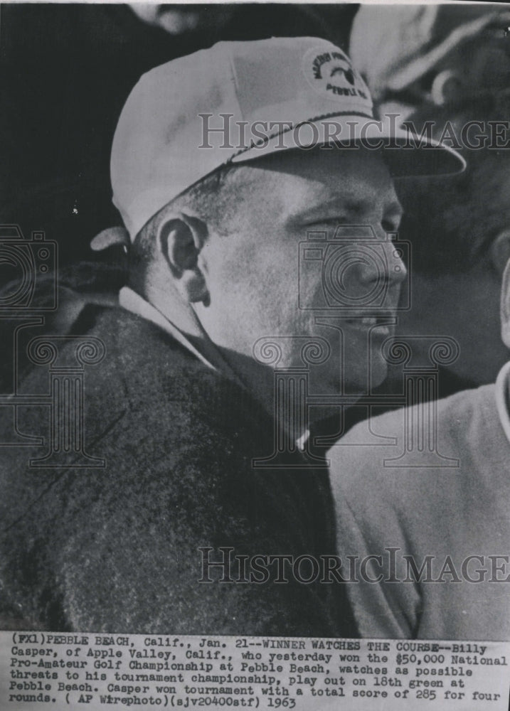 1963 Press Photo Billy Casper, Golf Champion- Historic Images