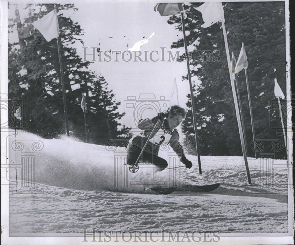 1960 Press Photo Olympic Skier Betsy Snite- Historic Images