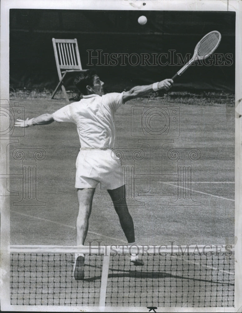 1968 Press Photo Ken Rosewall world champion  professional tennis Player - Historic Images