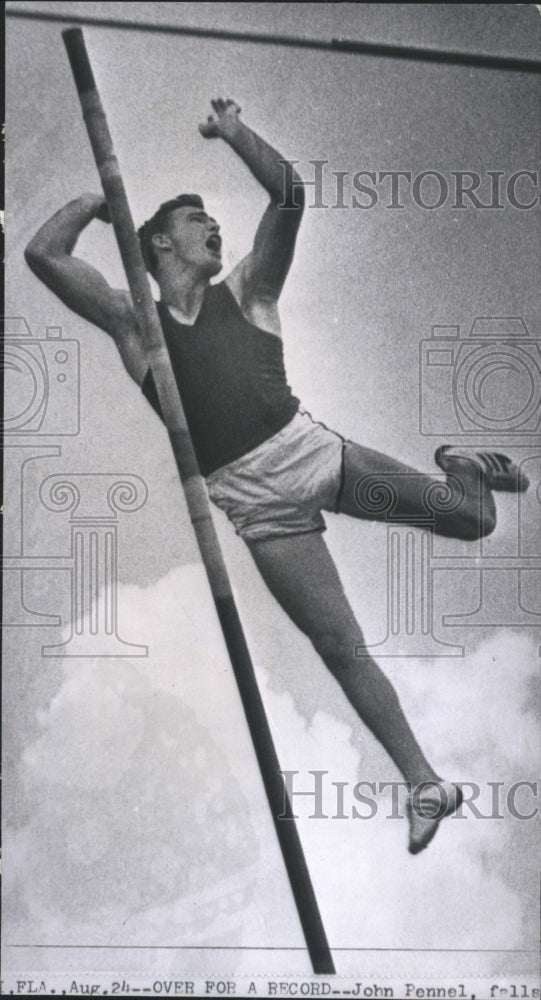 1963 Press Photo John Pennel Pole vaulter - RSH37315- Historic Images