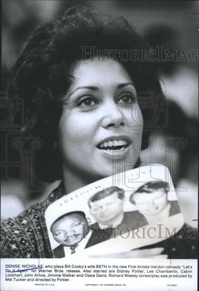 1975 Press Photo Denise Nicholas Actress LET&#39;S DO IT AGAIN- Historic Images