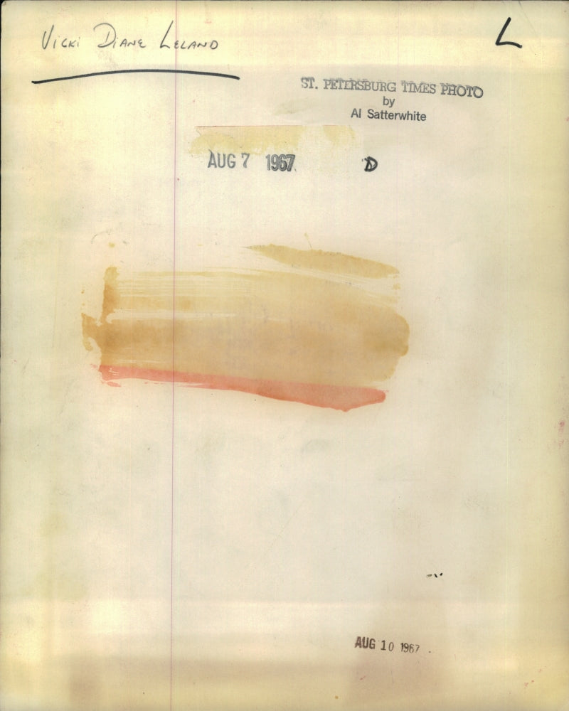 1967 Press Photo Vicki Diane Leland - RSH42755