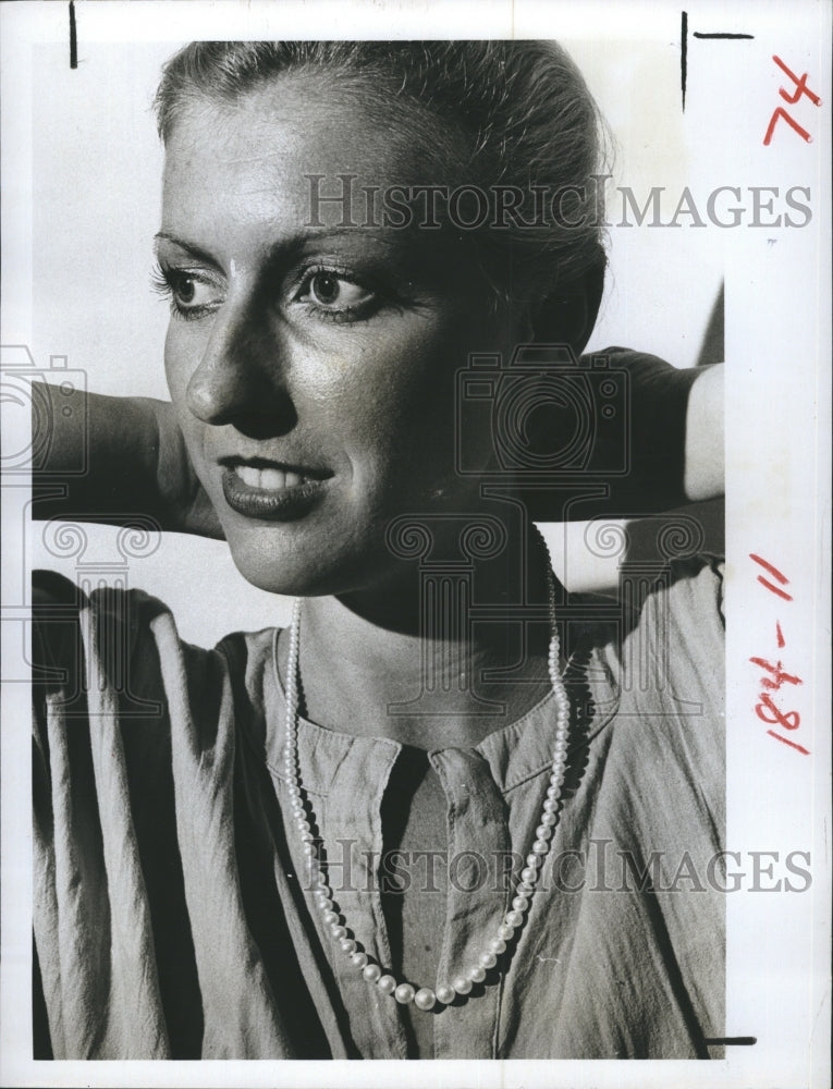1979 Press Photo Cindy Marks Model - RSH44339