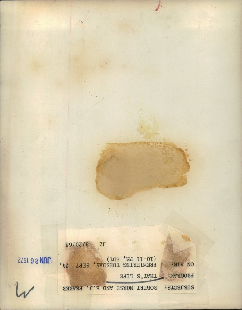 1968 Press Photo Robert Morse, American Actor in "That's Life" - RSH45261