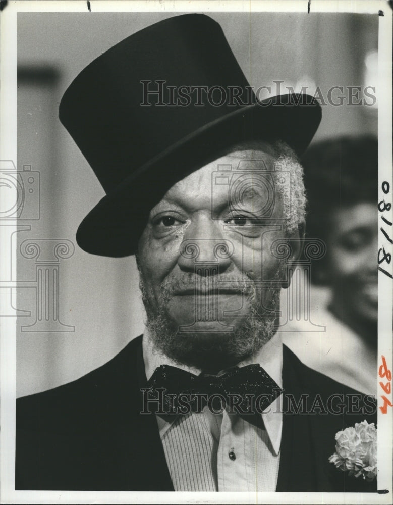 1980 Press Photo Actor Redd Foxx stars in "Sanford" - RSH45691