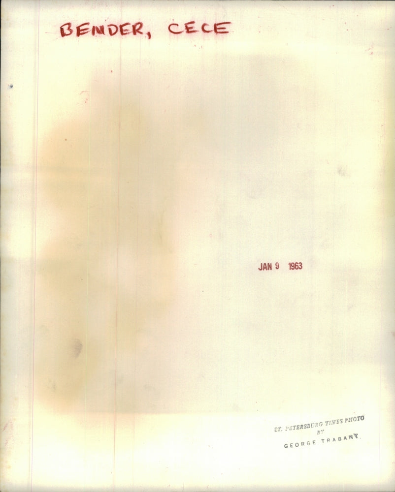 1963 Press Photo Dancer Cece Bender Girl - RSH46161