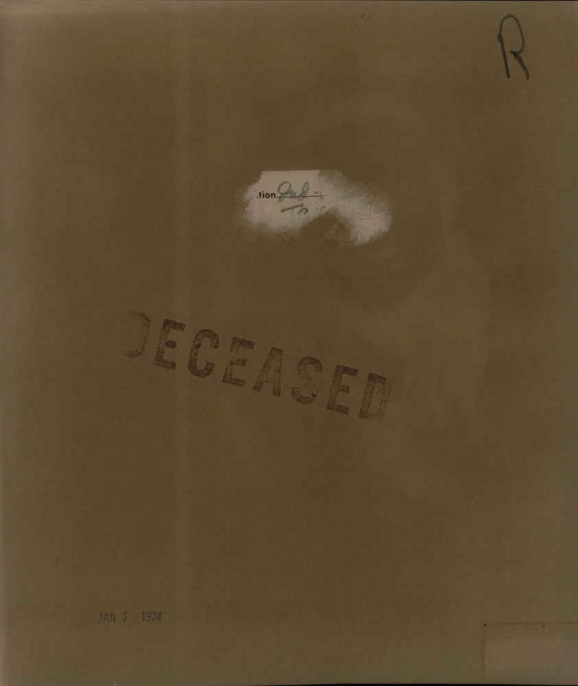 1974 Press Photo Tex Ritter Country Music Singer Newspaper Death Announcement