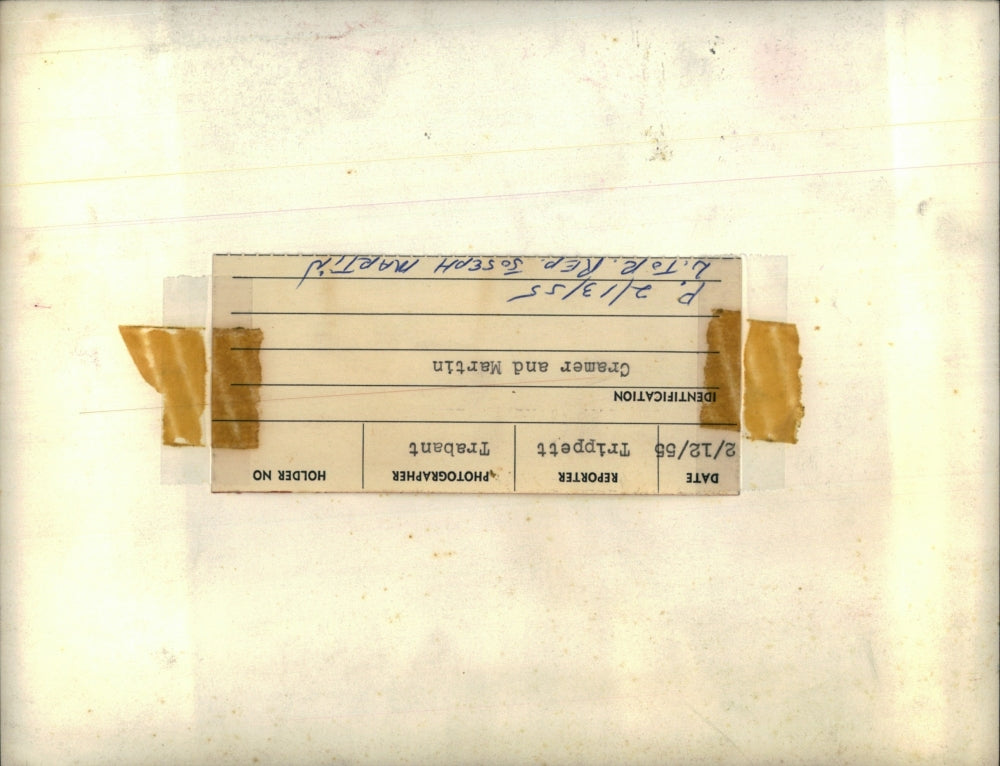 1955 Press Photo Rep. Joseph Martin. - RSH52529