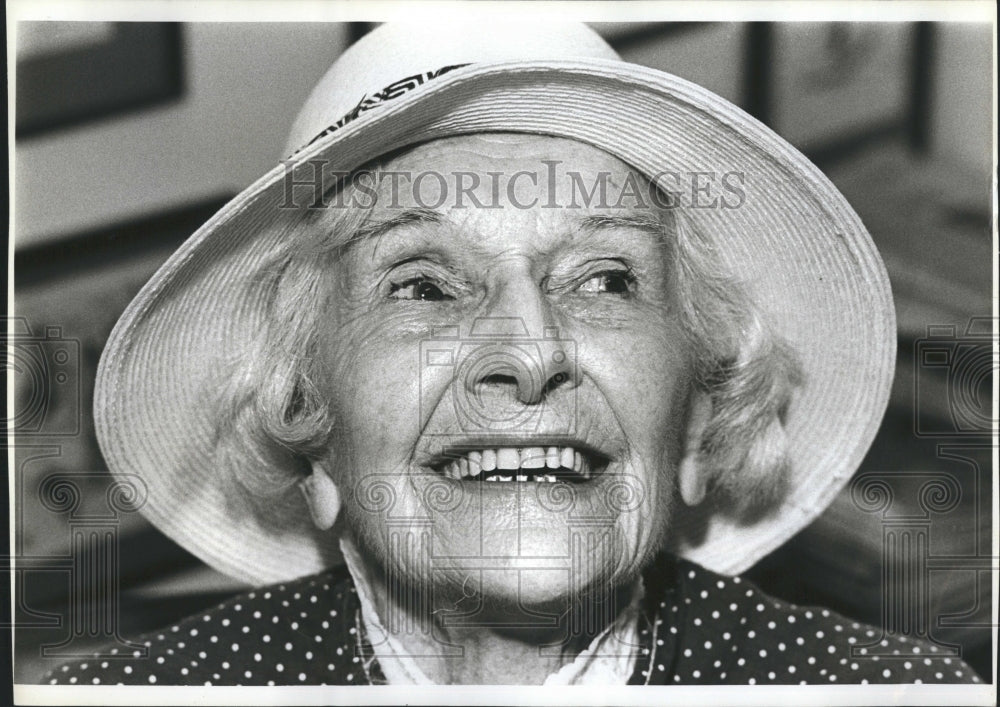 1981 Press Photo Cathleen Nesbitt English stage and film actress. - RSH52595