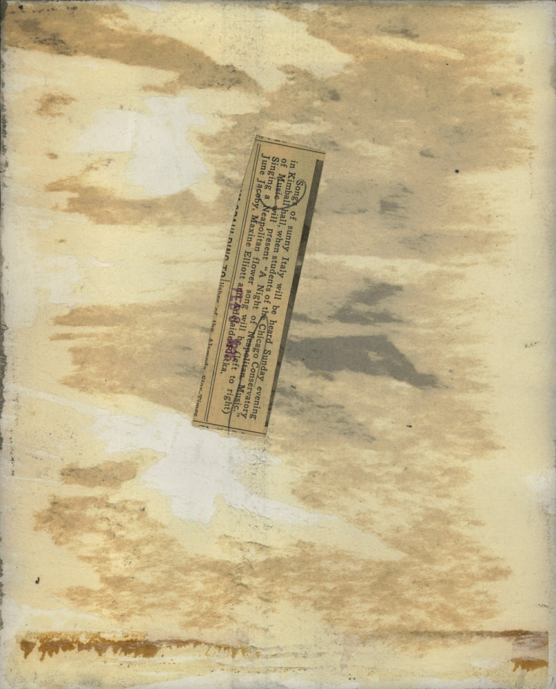 1935 Press Photo Chicago Conservatory Music Neopolitan Songs - RSH65443