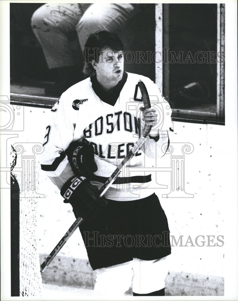 Press Photo Ryan Haggart Boston College Hockey Team Player - RSH65833