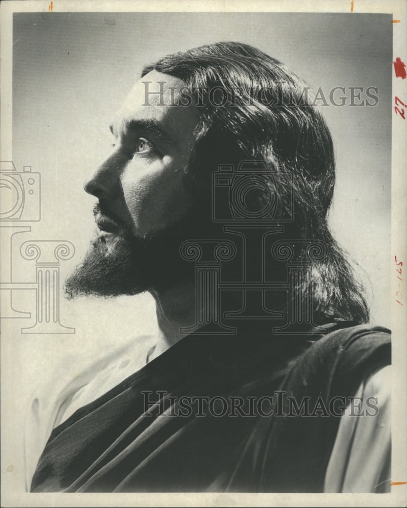 1969 Press Photo Black Hills Passion Play of America starring Josef Meier