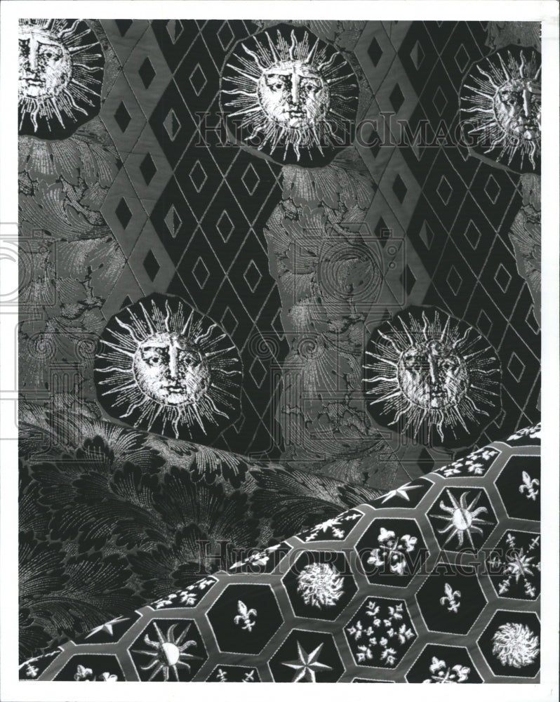 1994 Press Photo Sun motif fabrics - RSH72761