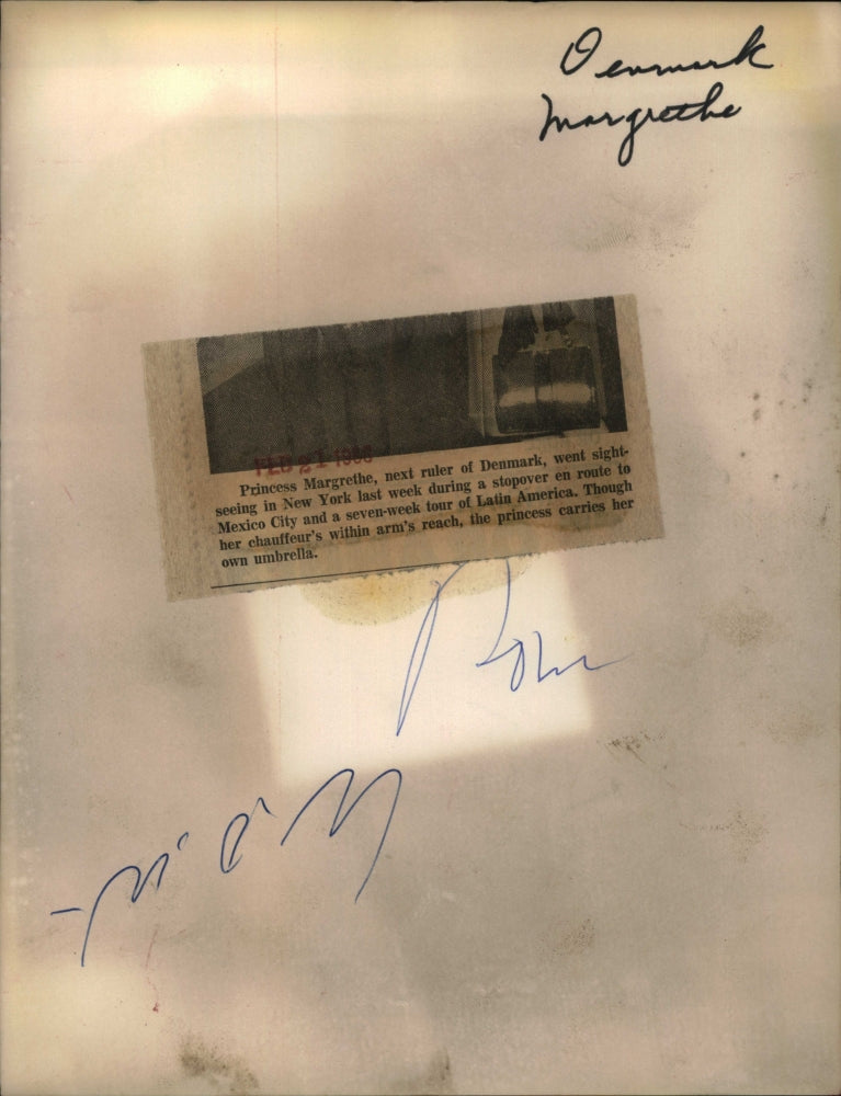 1966 Press Photo Princess Margrethe of Denmark in New York - RSH72815